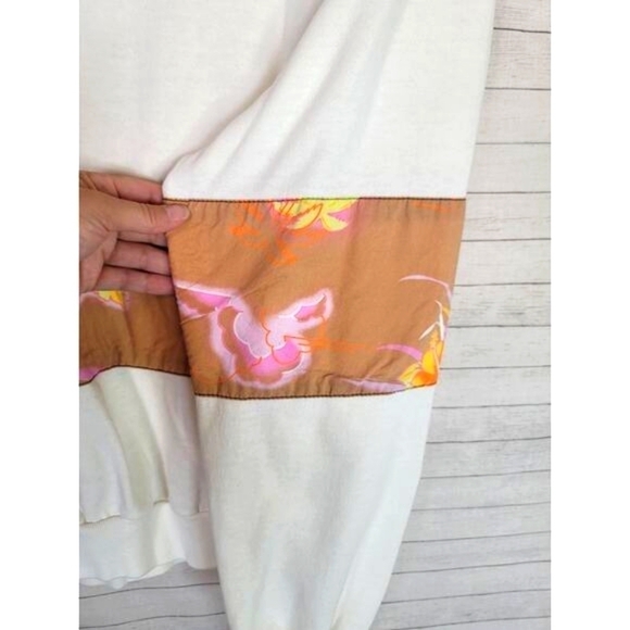 VINTAGE SPORTS AMERICA USA SWEATSHIRT W HAWAIIN TROPICAL DETAIL, SZ XL - Picture 2 of 11